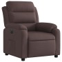 Sillón reclinable eléctrico tela marrón oscuro de , Sillones - Ref: Foro24-3204961, Precio: 268,52 €, Descuento: %