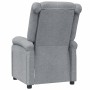 Sillón reclinable de tela gris claro de , Sillones - Ref: Foro24-348435, Precio: 179,73 €, Descuento: %