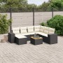 Set de sofás de jardín 8 piezas y cojines ratán sintético negro | Foro24|Onlineshop| Casa, Jardín y Más Foro24.es