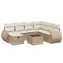 Juego de sofás de jardín con cojines beige 8 pzas ratán PE von , Gartensets - Ref: Foro24-3264154, Preis: 670,64 €, Rabatt: %