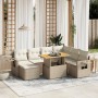 Juego de sofás de jardín con cojines beige 8 pzas ratán PE von , Gartensets - Ref: Foro24-3275718, Preis: 656,72 €, Rabatt: %