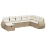 Juego de sofás de jardín con cojines beige 8 pzas ratán PE von , Gartensets - Ref: Foro24-3264204, Preis: 722,76 €, Rabatt: %