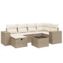 Set sofás de jardín 7 piezas y cojines ratán sintético beige | Foro24|Onlineshop| Casa, Jardín y Más Foro24.es