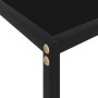 Black tempered glass console table 100x35x75 cm by vidaXL, Side tables - Ref: Foro24-322836, Price: 60,73 €, Discount: %