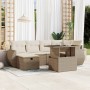 Set sofás de jardín 7 piezas y cojines ratán sintético beige von , Gartensets - Ref: Foro24-3275138, Preis: 703,63 €, Rabatt: %