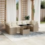 Set de sofás de jardín y cojines 8 piezas ratán sintético beige by , Garden sets - Ref: Foro24-3267148, Price: 725,87 €, Disc...