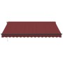 Toldo retráctil automático burdeos 400x300 cm de , Toldos - Ref: Foro24-3310188, Precio: 404,42 €, Descuento: %