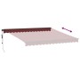 Toldo retráctil automático burdeos 400x300 cm de , Toldos - Ref: Foro24-3310188, Precio: 404,42 €, Descuento: %