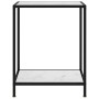 Mesa de consola vidrio templado blanco 60x35x75 cm de vidaXL, Mesas auxiliares - Ref: Foro24-322829, Precio: 53,88 €, Descuen...