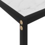 Tempered glass white console table 60x35x75 cm by vidaXL, Side tables - Ref: Foro24-322829, Price: 53,88 €, Discount: %