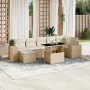 Set de sofás de jardín y cojines 8 piezas ratán sintético beige von , Gartensets - Ref: Foro24-3269318, Preis: 661,47 €, Raba...