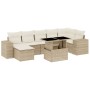 Set de sofás de jardín y cojines 8 piezas ratán sintético beige von , Gartensets - Ref: Foro24-3269318, Preis: 661,47 €, Raba...