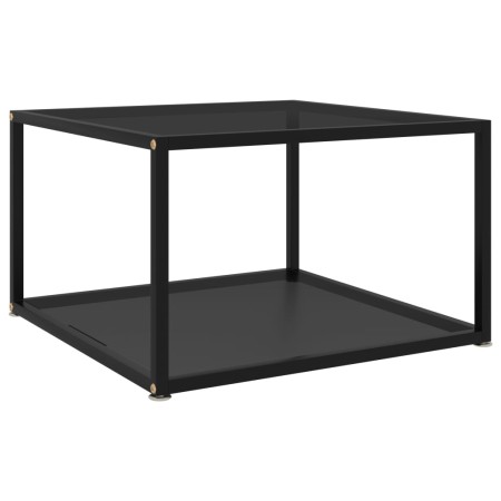 Mesa de centro negra vidrio templado 60x60x35 cm de vidaXL, Mesas de centro - Ref: Foro24-322888, Precio: 74,58 €, Descuento: %