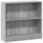 Estantería de madera de ingeniería gris Sonoma 80x24x76 cm de , Librerías y estanterías - Ref: Foro24-857831, Precio: 44,25 €...