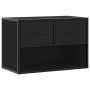 Mueble de TV metal y madera de ingeniería negro 60x31x39,5 cm | Foro24|Onlineshop| Casa, Jardín y Más Foro24.es