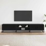 Mueble para TV madera de ingeniería negro 210x35x41 cm | Foro24|Onlineshop| Casa, Jardín y Más Foro24.es