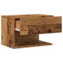 Mesita de noche de pared madera envejecida de , Mesitas de noche - Ref: Foro24-856821, Precio: 61,92 €, Descuento: %