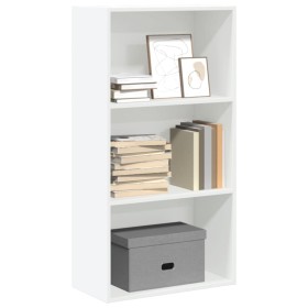 Estantería de madera de ingeniería blanca 60x30x114 cm de , Librerías y estanterías - Ref: Foro24-857899, Precio: 58,73 €, De...