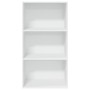 Estantería de madera de ingeniería blanca 60x30x114 cm de , Librerías y estanterías - Ref: Foro24-857899, Precio: 58,73 €, De...