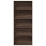 Estantería madera ingeniería roble marrón 80x30x189 cm de , Librerías y estanterías - Ref: Foro24-3314675, Precio: 103,84 €, ...