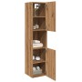 Armario pared baño madera ingeniería roble artisian 30x30x130cm by , Bathroom furniture - Ref: Foro24-856222, Price: 72,49 €,...