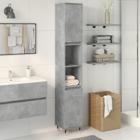 Comprar Armario de baño madera contrachapada gris