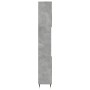 Armario de baño madera contrachapada gris hormigón 30x30x190 cm de , Muebles de baño - Ref: Foro24-857195, Precio: 77,71 €, D...