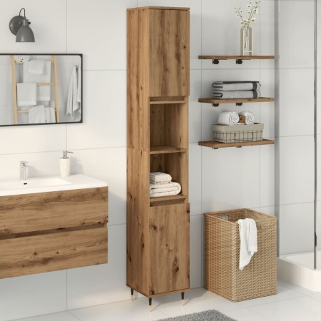 Armario de baño madera contrachapada roble artisan 30x30x190 cm von , Badezimmermöbel - Ref: Foro24-857197, Preis: 93,63 €, R...