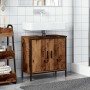 Armario de lavabo baño madera ingeniería envejecida 60x30x60 cm de , Tocadores de baño - Ref: Foro24-857698, Precio: 59,73 €,...