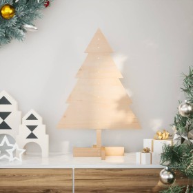 Árbol de Navidad de adorno madera maciza 70 cm de , Arboles de navidad - Ref: Foro24-4019699, Precio: 25,91 €, Descuento: %