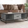 Mesa de centro madera ingeniería metal gris Sonoma 100x57x35 cm von , Couchtisch - Ref: Foro24-848762, Preis: 109,11 €, Rabat...