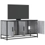 Mueble TV madera ingeniería y metal gris Sonoma 100x35x50 cm | Foro24|Onlineshop| Casa, Jardín y Más Foro24.es