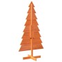 Árbol Navidad de adorno madera maciza pino marrón cera 150 cm by , Christmas trees - Ref: Foro24-858194, Price: 72,66 €, Disc...