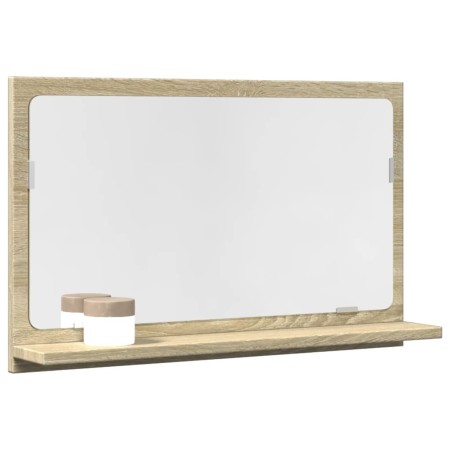 Espejo mueble baño madera ingeniería roble Sonoma 60x11x37 cm de , Tocadores de baño - Ref: Foro24-856191, Precio: 38,54 €, D...