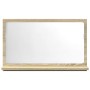 Espejo mueble baño madera ingeniería roble Sonoma 60x11x37 cm de , Tocadores de baño - Ref: Foro24-856191, Precio: 38,54 €, D...