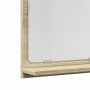 Espejo mueble baño madera ingeniería roble Sonoma 60x11x37 cm de , Tocadores de baño - Ref: Foro24-856191, Precio: 38,54 €, D...