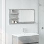 Espejo mueble baño madera ingeniería gris hormigón 90x11x45 cm de , Tocadores de baño - Ref: Foro24-856260, Precio: 48,36 €, ...