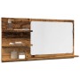 Espejo mueble de baño madera ingeniería envejecida 90x11x45 cm de , Tocadores de baño - Ref: Foro24-856262, Precio: 48,36 €, ...