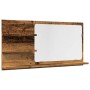 Espejo mueble de baño madera ingeniería envejecida 90x11x45 cm de , Tocadores de baño - Ref: Foro24-856262, Precio: 48,36 €, ...