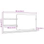 Espejo mueble de baño madera ingeniería envejecida 90x11x45 cm de , Tocadores de baño - Ref: Foro24-856262, Precio: 48,36 €, ...