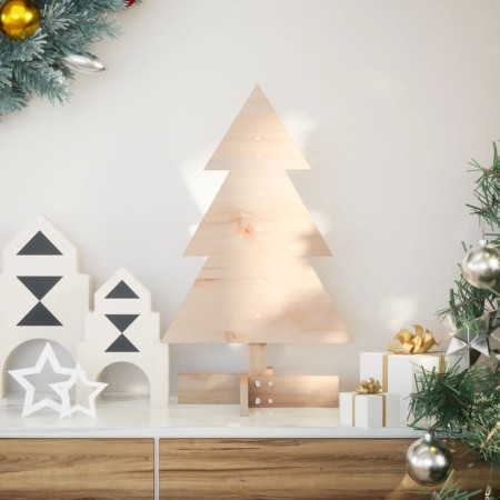 Árbol de Navidad de madera de adorno madera maciza pino 60 cm | Foro24|Onlineshop| Casa, Jardín y Más Foro24.es