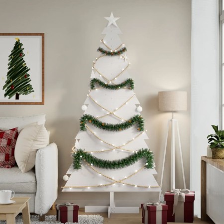 Árbol de Navidad de adorno madera maciza pino blanco 180 cm von , Weihnachtsbäume - Ref: Foro24-858196, Preis: 89,12 €, Rabat...