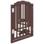 Puerta para perros plegable 6 paneles álamo marrón roble 300 cm von , Hundehütten und Zäune - Ref: Foro24-352229, Preis: 70,9...