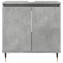 Armario de baño madera de ingeniería gris hormigón 58x33x60 cm de , Muebles de baño - Ref: Foro24-857213, Precio: 49,99 €, De...