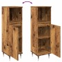 Armario de baño madera de ingeniería envejecida 30x30x100 cm de , Muebles de baño - Ref: Foro24-857205, Precio: 62,81 €, Desc...