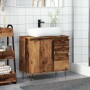 Mueble de lavabo madera de ingeniería envejecida 65x33x60 cm de , Muebles de baño - Ref: Foro24-857226, Precio: 79,51 €, Desc...