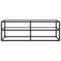 Mueble para TV negro con vidrio templado negro 120x40x40 cm de vidaXL, Muebles TV - Ref: Foro24-322859, Precio: 98,87 €, Desc...