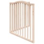 Puerta para perros plegable 2 paneles madera de álamo 160 cm von , Hundehütten und Zäune - Ref: Foro24-352208, Preis: 35,21 €...