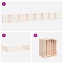 Puerta para perros plegable 15 paneles madera de álamo 750 cm by , Dog kennels and fences - Ref: Foro24-3155587, Price: 145,2...