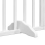 Puerta de perros plegable 15 paneles madera álamo blanca 750 cm by , Dog kennels and fences - Ref: Foro24-3155593, Price: 163...